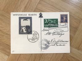 1926. Offizielle Karte. Binnenschifffahrt