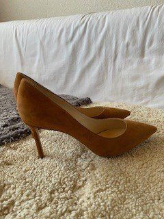 Jimmy Choo Scarpe da donna: Jimmy Choo Romy Suede Pumps Camel Size 37 – Nuovo (secondo la descrizione) da Bernhardzell venduto da Sunka0 4