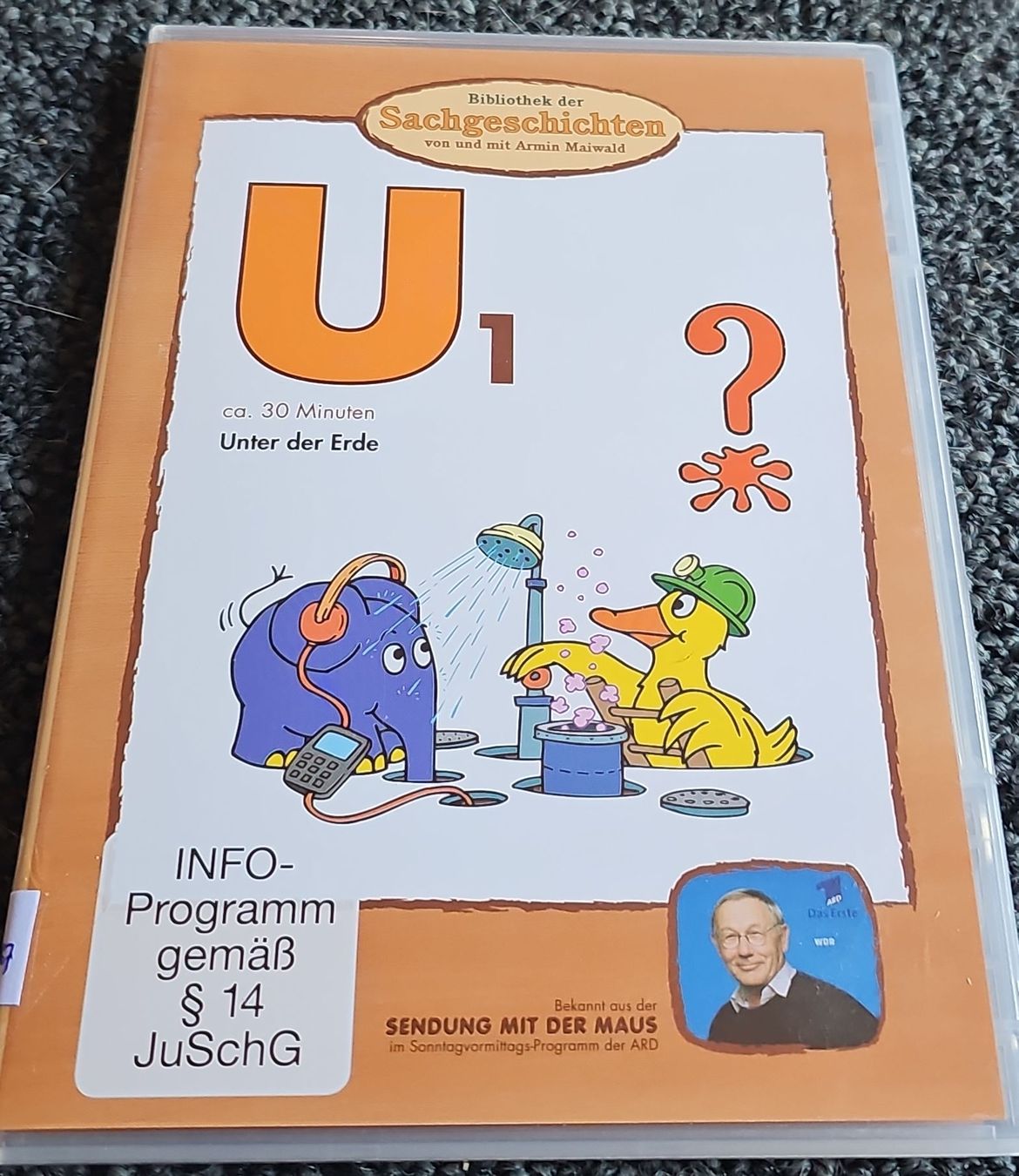 Tutti i DVDs: DVD "Sendung mit der Maus" Unter der Erde(22147) – Usato da Ruswil venduto da jan_bxl5