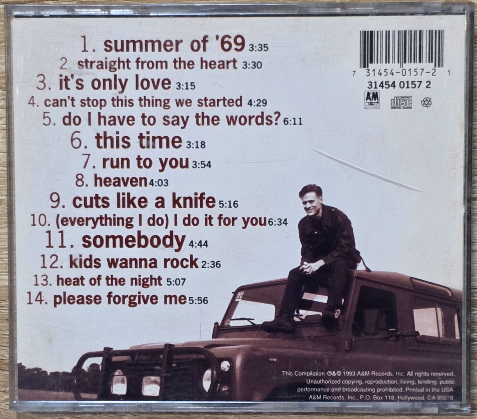 CDs: Bryan Adams So far so good – Gebraucht aus Rohrbach von lod_m58r 1