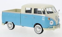 VW T1c DoKa Pick Up 1963-1967 hellblau / creme      1:24