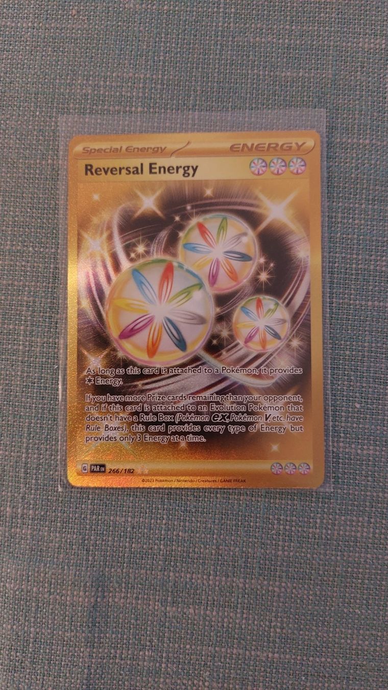 Pokémon Carte collezionabili: Reversal Energy Gold Paradox Rift – Nuovo (secondo la descrizione) da Bellinzona venduto da Pagur