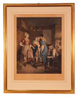 NOEL LÉON, JUGEMENT DE PARIS, SCHÖNE GROSSE LITO UM 1860