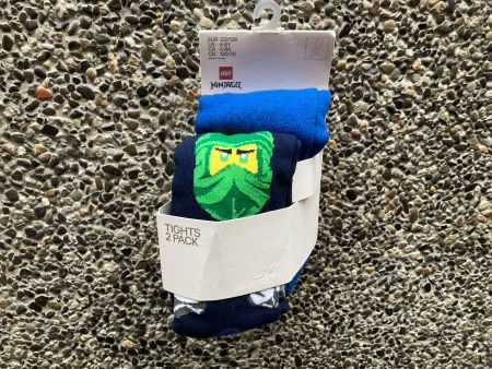 2x Strumpfhosen / Tights Lego Ninjago Gr. 122/128