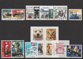 Kleines Schweizer Briefmarken Lot Jahresserie gestempelt
