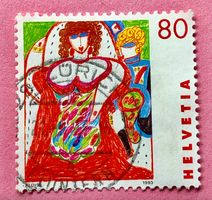 Nr.849 Aloise Corbaz GESTEMPELT  Sonderpostmarken III 1993
