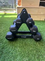 Tunturi Hantelset 12 kg mit Ständer – 6 Kurzhanteln