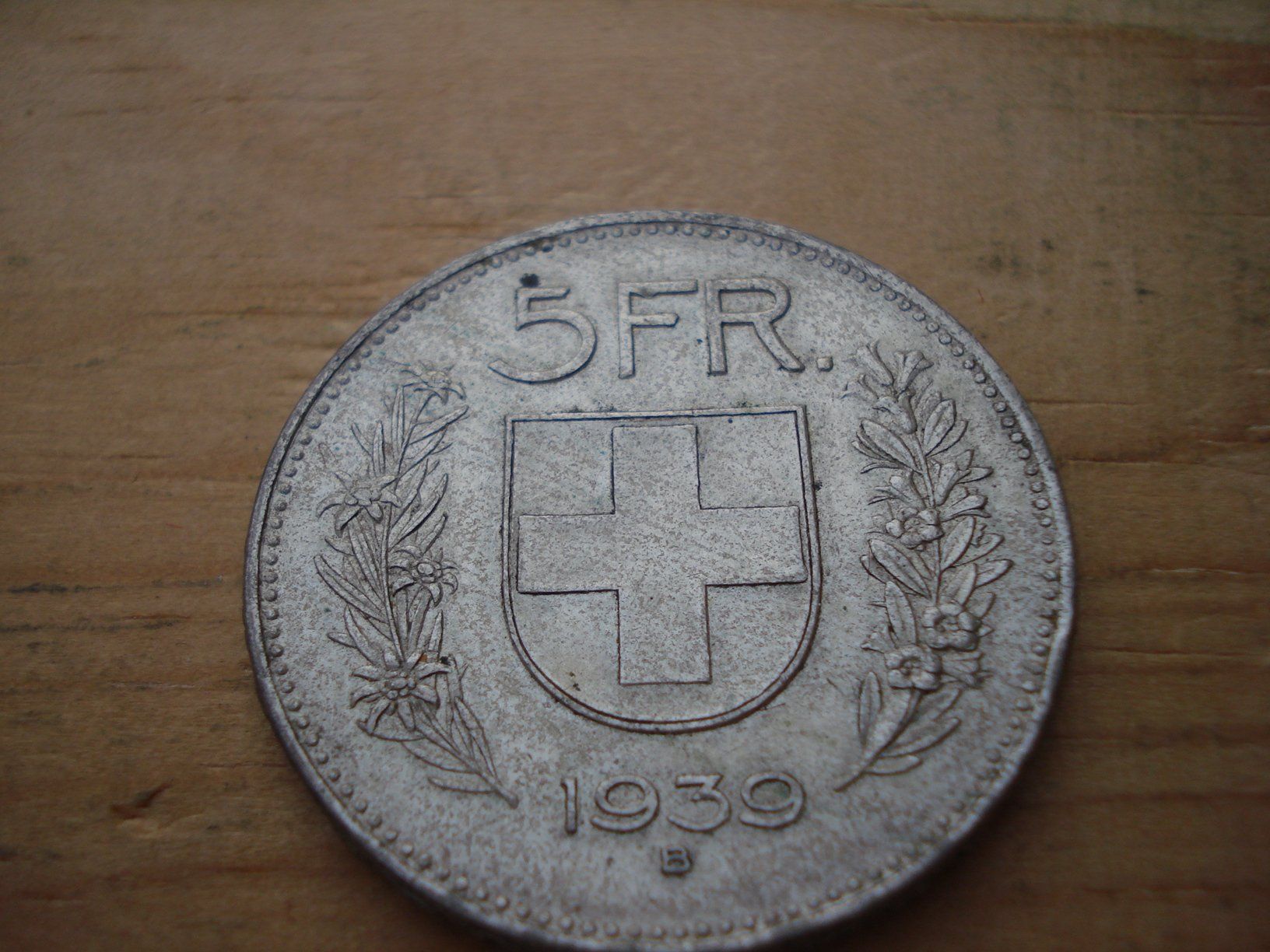 Tutti le monete: (D2) 5 Franken 1939 – Usato da Erlach venduto da Net-Coins