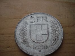 (D2) 5 Franken 1939