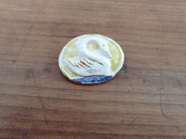 Broche vintage en céramique