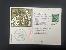 Ballonpost Einsiedeln Nummeriert    (G2403)