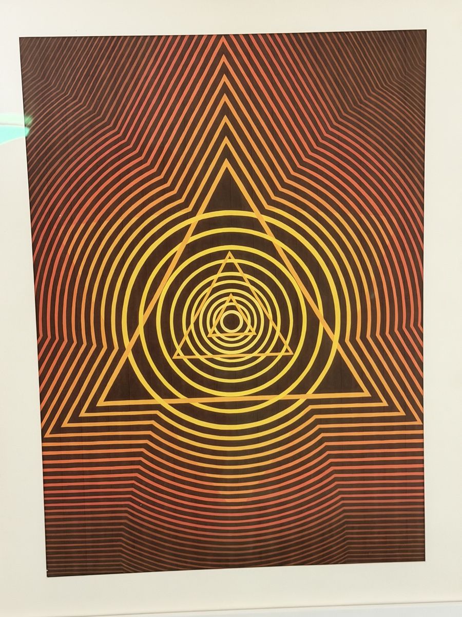 Foto & Immagini: Gerahmtes Druck Bild - Geometrisches Muster – Usato da Gunten venduto da starfish3 3