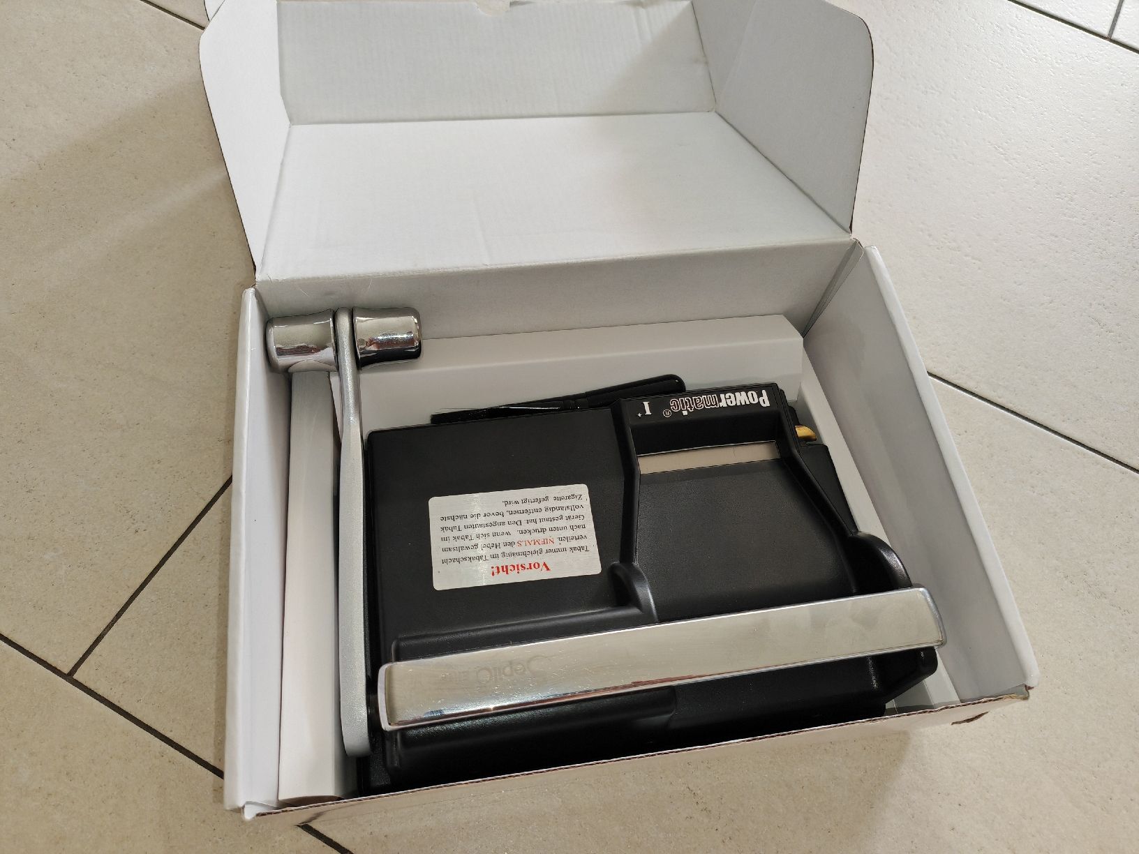 Powermatic Tutte le macchine: ZORR Powermatic I Zigaretten Stopfmaschine – Nuovo (secondo la descrizione) da Gutenburg venduto da IchMicha