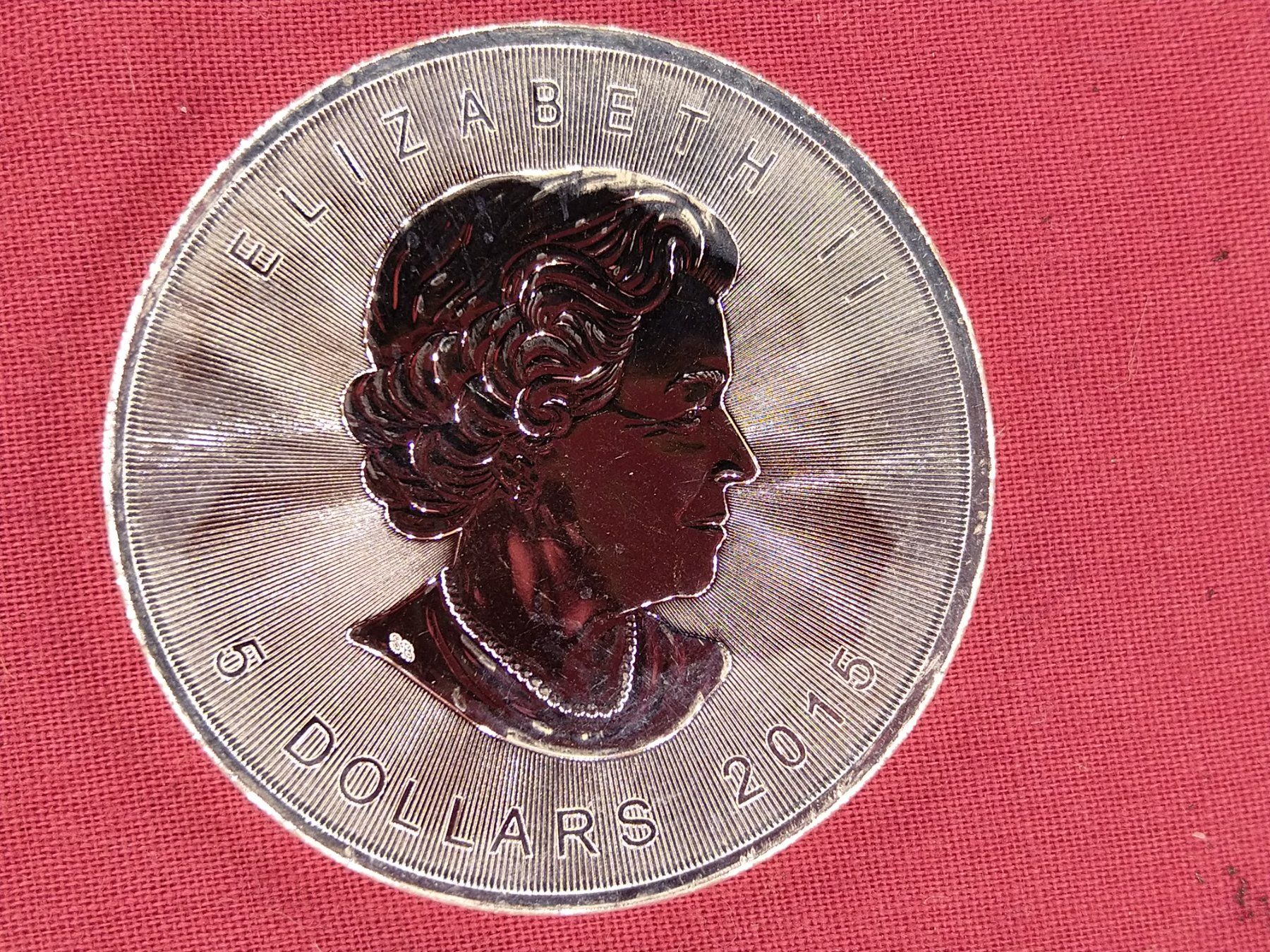 Toutes les monnaies: Silber Maple Leaf 1 oz - 2015 – D'occasion à Dättlikon par Quarz58 1