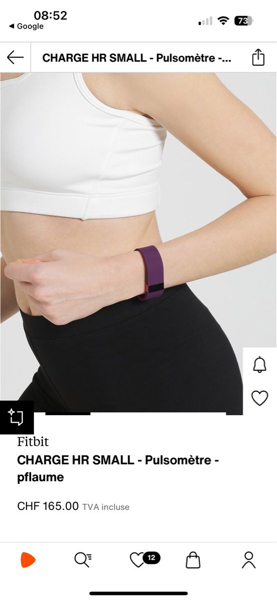 Fitbit Smartwatch: Fitbit charge HR taille S – Defekt aus Vevey von Eiden77 5