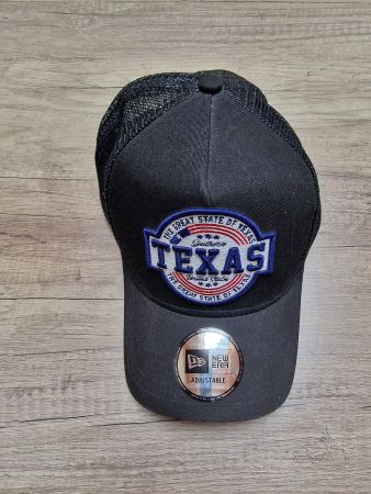 Texas Cap New Era, Schwarz, verstellbar, neuwertig!