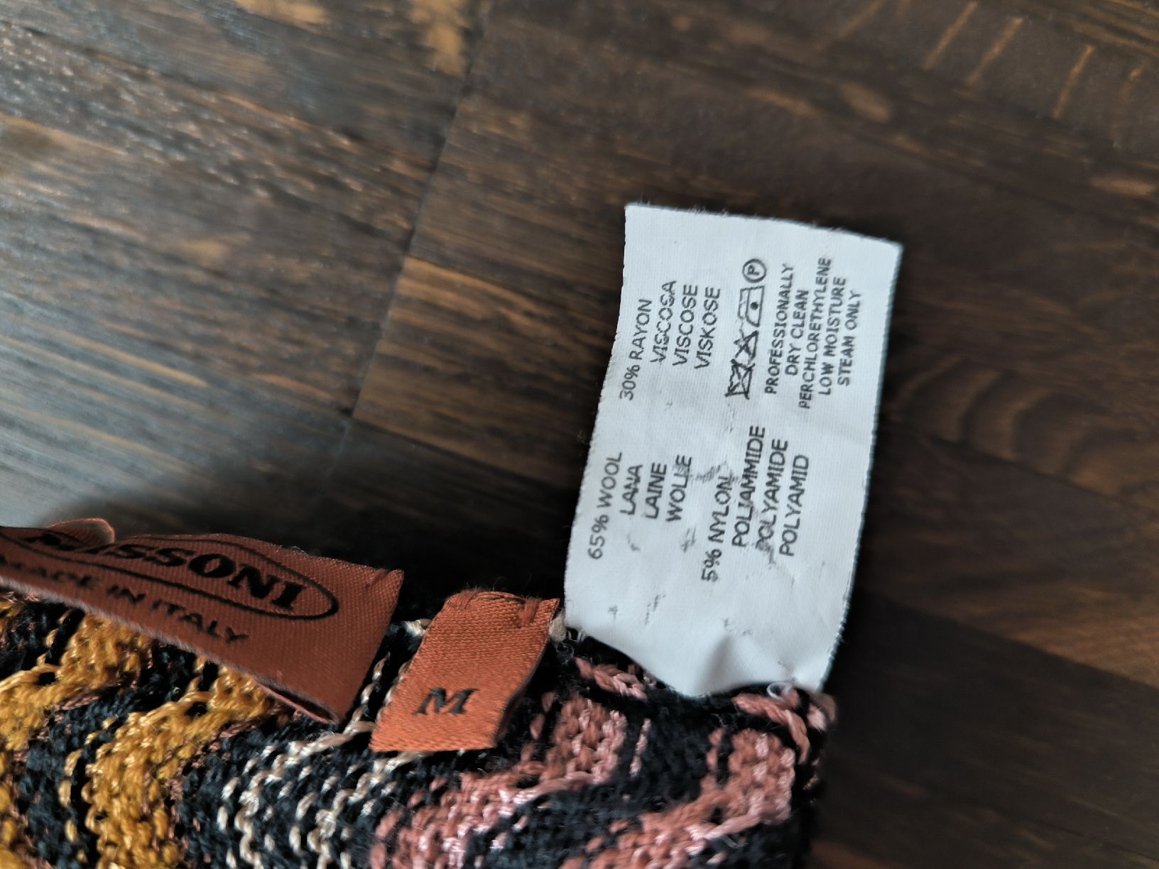 Guanti & manicotti: Original Missoni Wool Blend Gloves, Size M, zigzag pattern! – Usato da Zug venduto da LindaManga 4