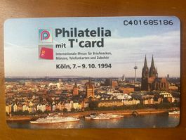 Telefonkarte Niederlande-Deutschland Philatelia Köln