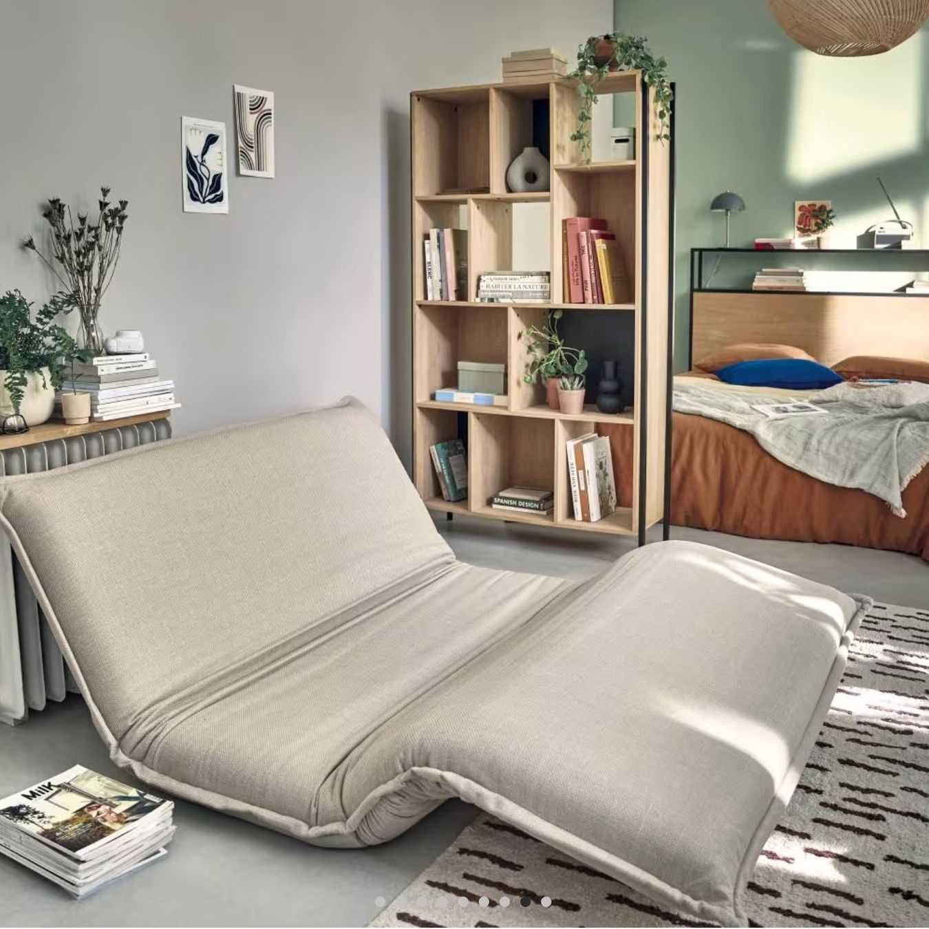 Maisons du monde Sofas: Canapé-lit beige – D'occasion à Zürich par gui_f5vn 1