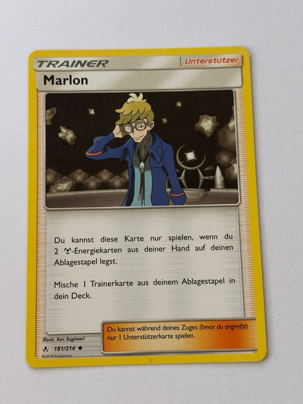 Pokémon Carte collezionabili: Pokemon-Karte Marlon 181/214 – Usato da Herisau venduto da Seyashop1