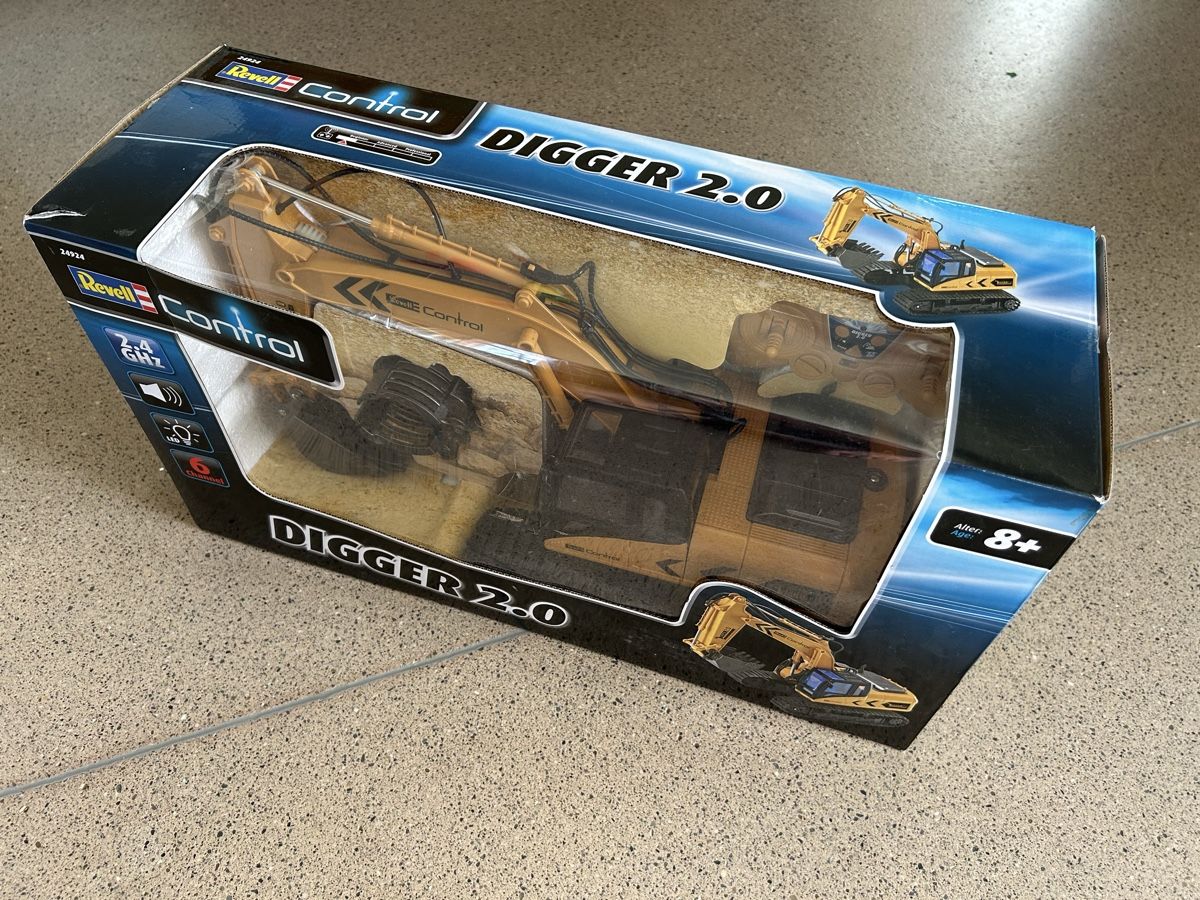 Escavatori: Revell Control Digger 2.0 ferngesteuert neuwertig – Nuovo (secondo la descrizione) da Zürich venduto da sampions 1