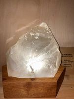 Edle Bergkristalllampe aus Schweizer Bergkristall - Unikat