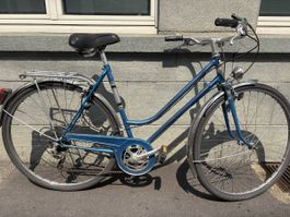 Damenvélo blau 