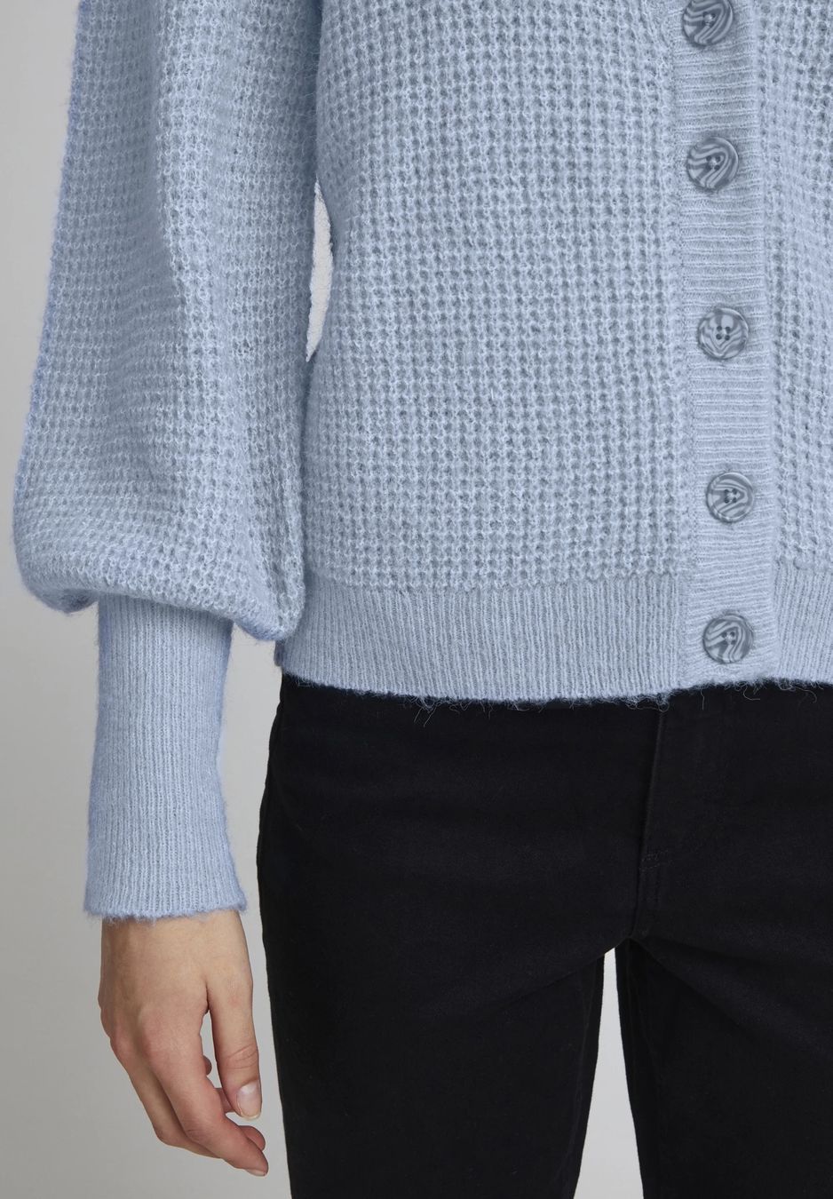Giacche: Blaue Strickjacke ICHI – Usato da Wallisellen venduto da Miu_ 5