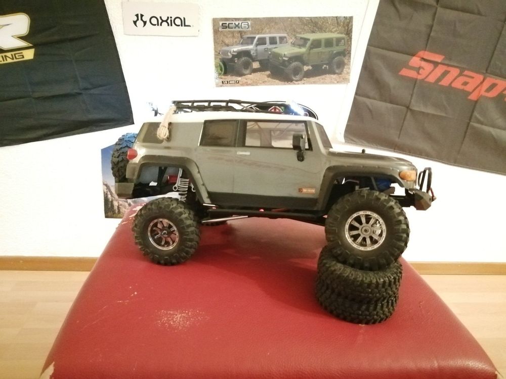 GPM Alu-Ersatzrad-Verschluss Für Traxxas TRX-4 / HPI FJ Cruiser – 1 Stück, Orange