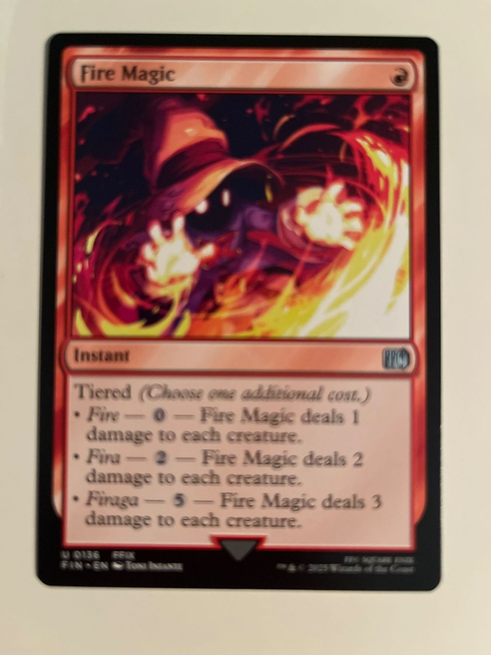 Magic The Gathering Carte collezionabili: 1 x Fire Magic - Magic: The Gathering - MtG – Usato da Kriens venduto da Shadi1980