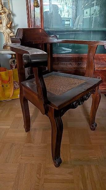 Poltrone: Fauteuil Lyre de style anglo-indien   – Usato da Cologny venduto da lob_q9zw