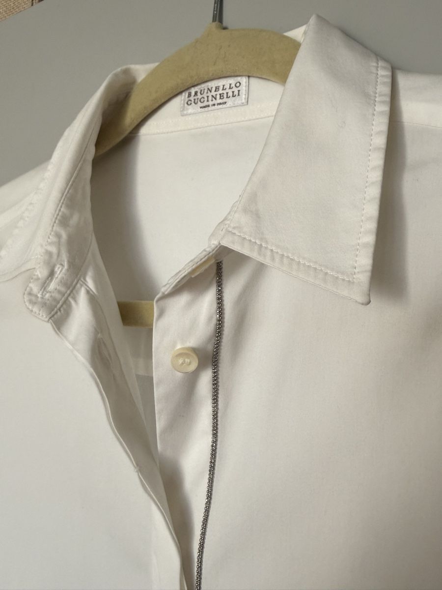 Brunello Cucinelli Camicette: Brunello Cucinelli Blouse with Monili details – Nuovo (secondo la descrizione) da st prex venduto da magdalenaonline