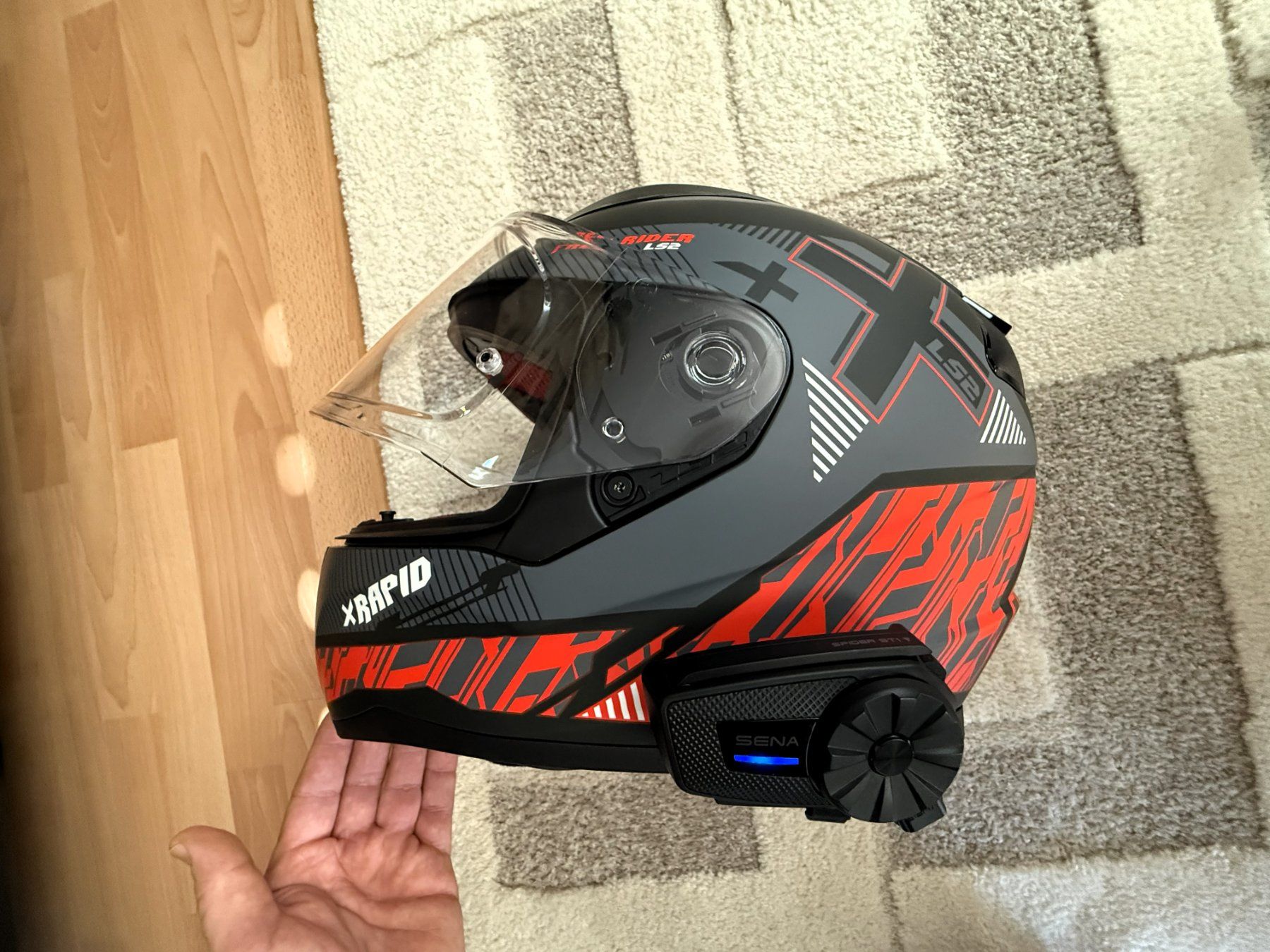 Caschi & visiere: LS2 Rapid Xtreet Motorradhelm Gr.S Neu! – Nuovo (secondo la descrizione) da Neftenbach venduto da UPGREAT-IT