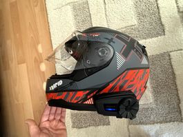 LS2 Rapid Xtreet Motorradhelm Gr.S Neu!