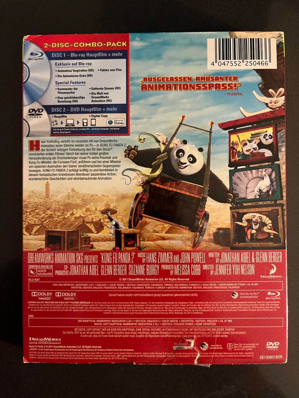 Tutti i DVDs: Kung Fu Panda 2 - DVD, Blu-ray – Nuovo (secondo la descrizione) da Sierre venduto da black.box 1