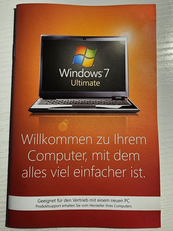 Windows 7 Ultimate - 64 bit OEM (Gebraucht) in Siebnen für CHF 55 – mit ...