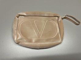 Valentino Pochette in beigem Samt, neu inkl Verpackung