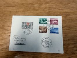 FDC Pro Patria 1.6.1953 Satz Bern 