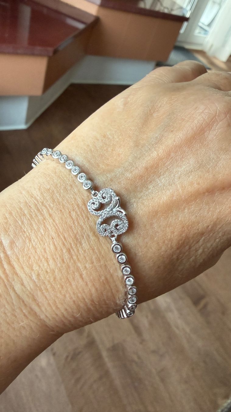 Bracciali & Braccialetti: Wunderschönes Silber 925 -Armband, Schmetterling – Nuovo e nell'imballaggio originale da Ebikon venduto da Leonidas2 5