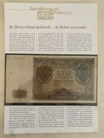Kuriositäten auf Banknoten Poland 100 Zloty
