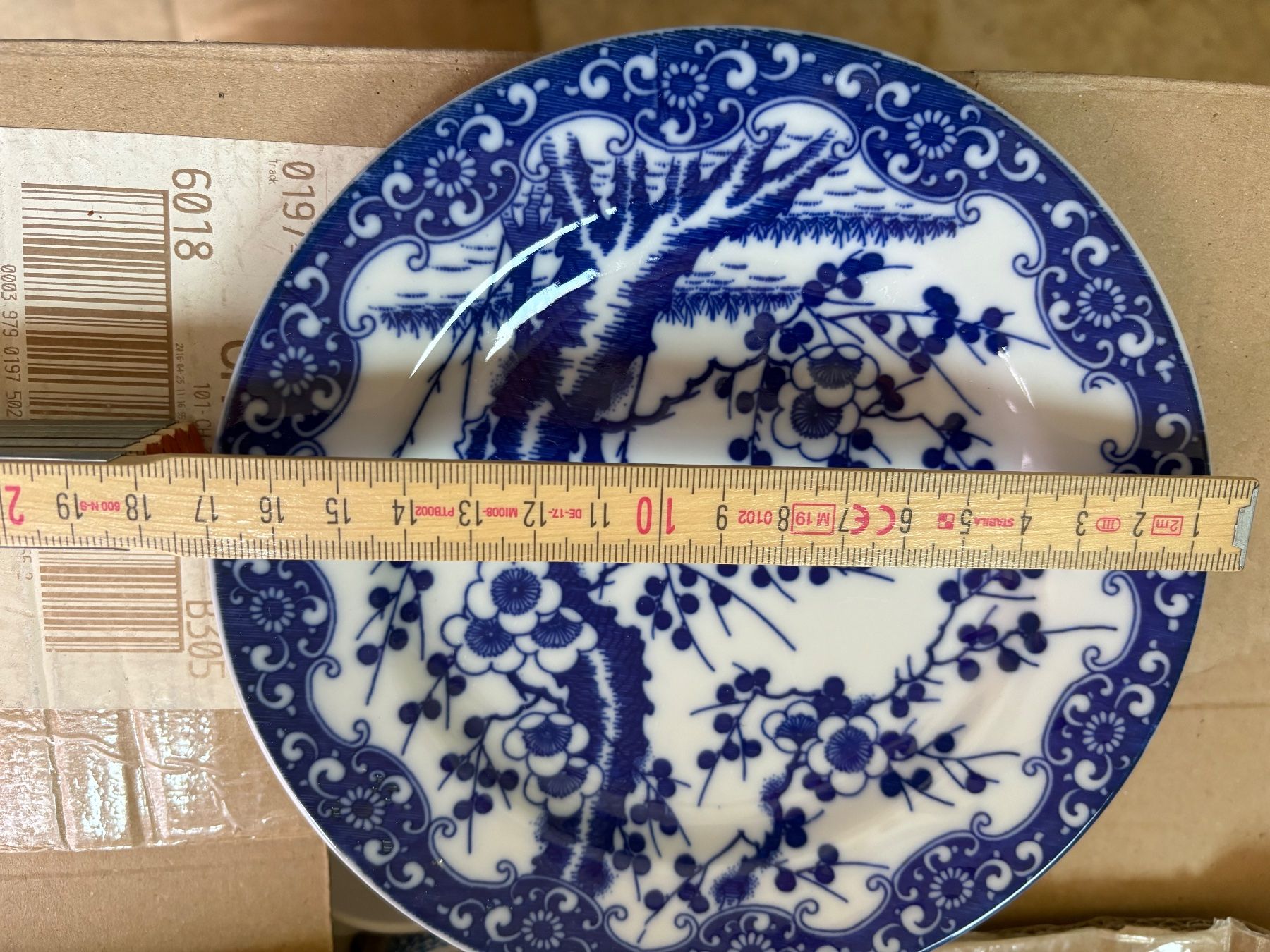 Piatti: Assiettes bleue décor arbre – Usato da Grône venduto da natatou 1