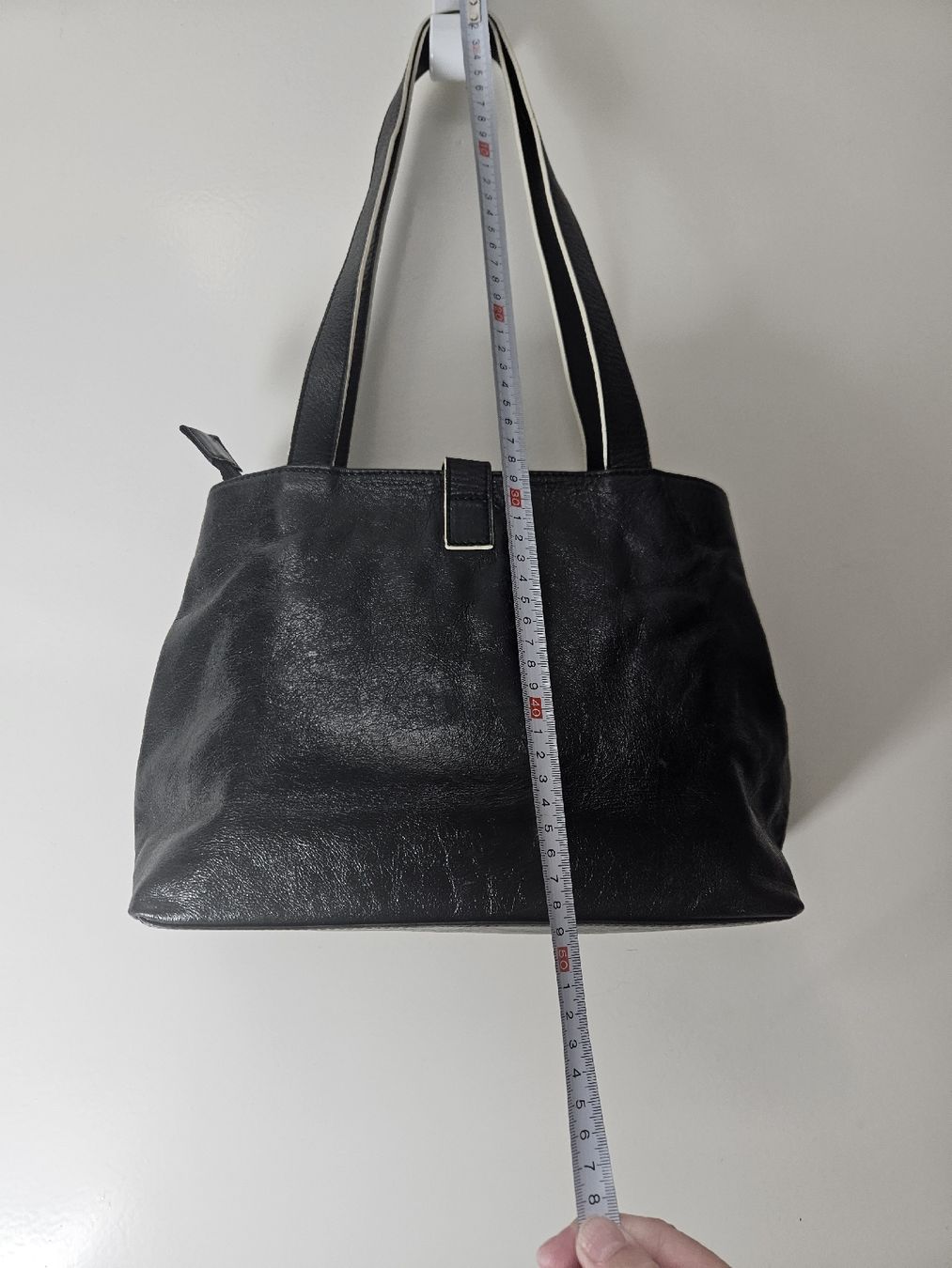Navyboot Borse da donna: Kleine Navyboot  Handtasche, Leder, schwarz  – Usato da Wettswil venduto da tot_bjl8 2