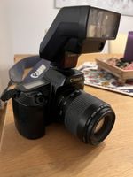 Canon EOS 1000F Spiegelreflexkamera mit Zoomobjektiv 80-200m