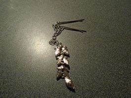 Haarspange Vögel, silberfarbig
