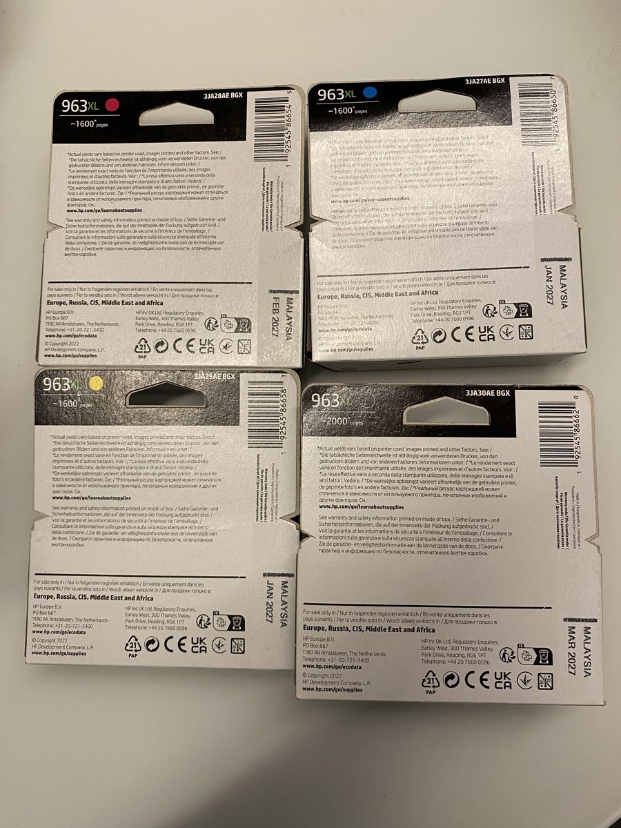Hewlett Packard Cartucce per stampanti & toner: Cartouches encre HP – Nuovo e nell'imballaggio originale da Gland venduto da Rolinette 1