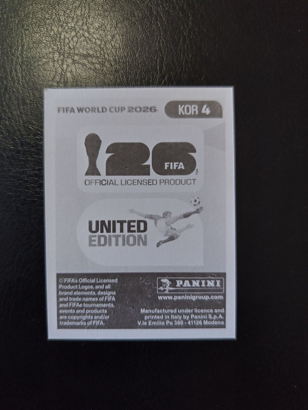 Panini Carte collezionabili: Panini FIFA World Cup 2026 KOR 4 – Nuovo (secondo la descrizione) da Matzingen venduto da Clie42 1