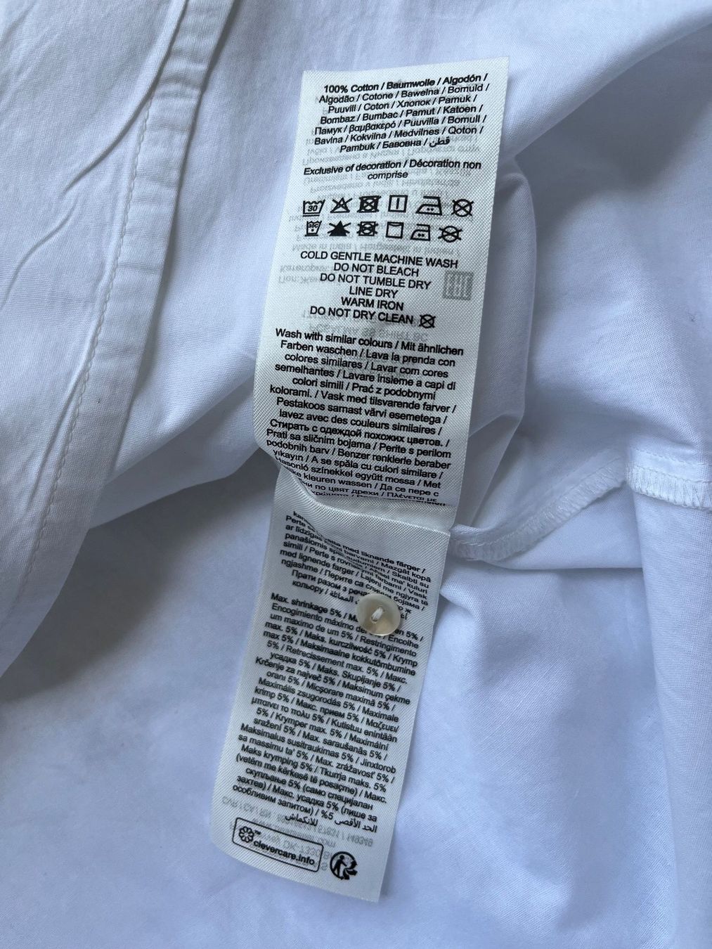 Pieces Blusen: New cotton shirt size M – Neu (gemäss Beschreibung) aus Chêne-Bougeries von Seetooyoo 5