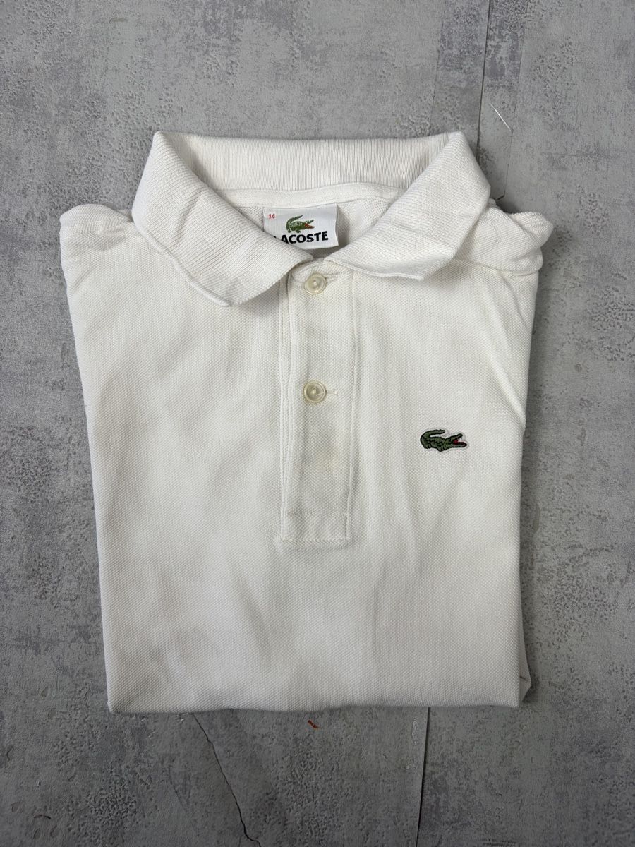 Lacoste Chemises, T-shirts & Polos: Polo Lacoste Blanc Cassé - Taille 14 Ans #3 – Neuf (Voir description) à Hauterive NE par Leo_o 5