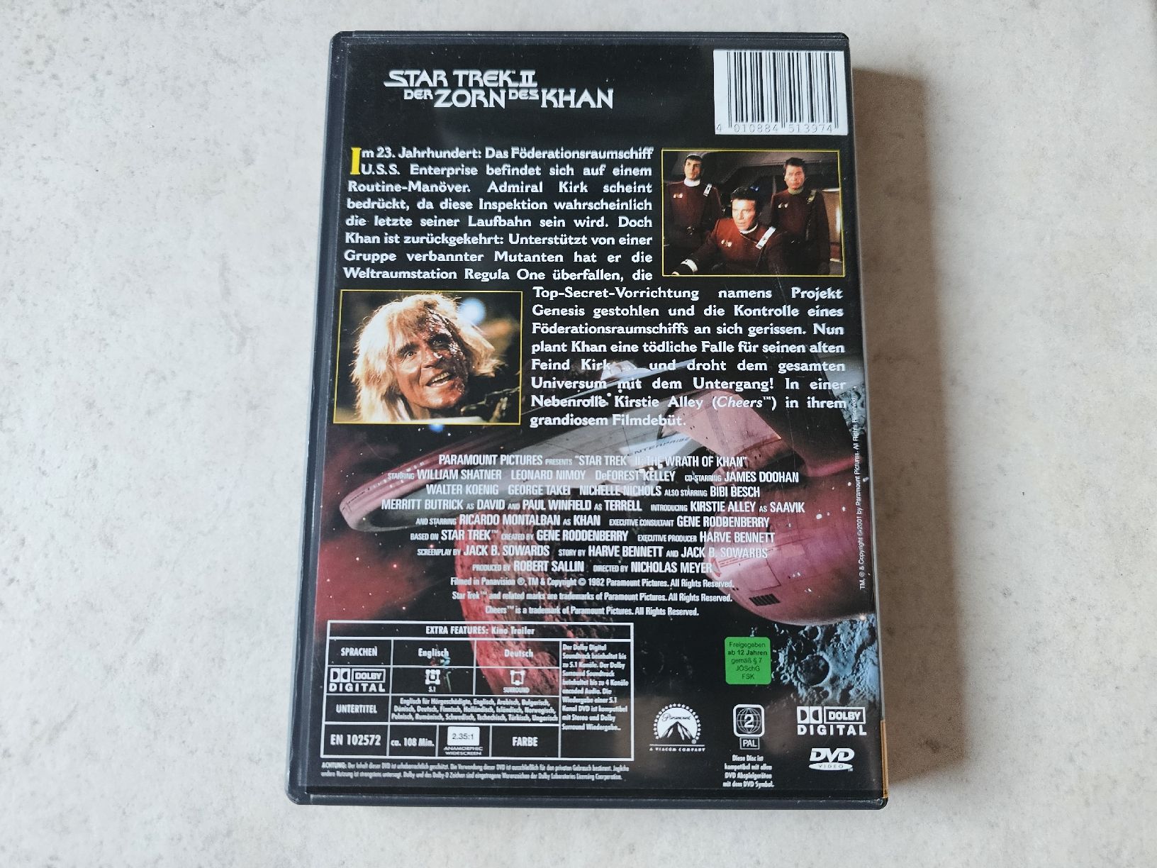 Tutti i DVDs: Star Trek ll  -  Der Zorn des Khan – Usato da Schneisingen venduto da backstore24 1