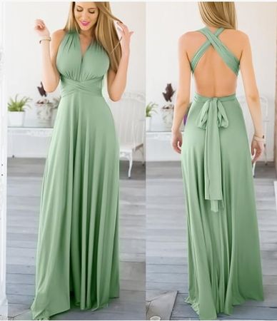 Elegantes langes Sommerkleid - Multi Way Dress